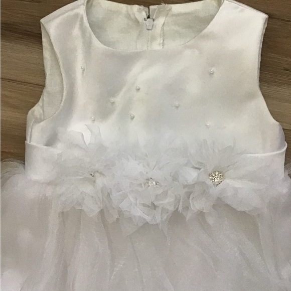 Custom Tulle Flower Girl Dress  4T - Picture 4 of 6